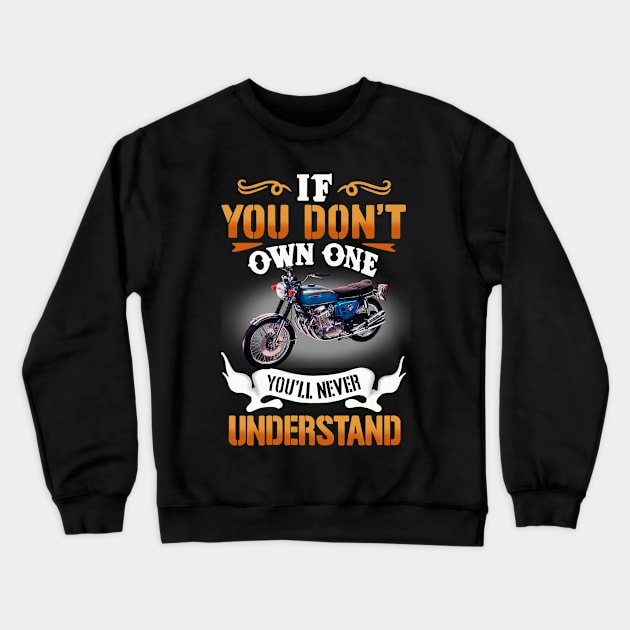 CLASSIC BIKE N08 Crewneck Sweatshirt by classicmotorcyles